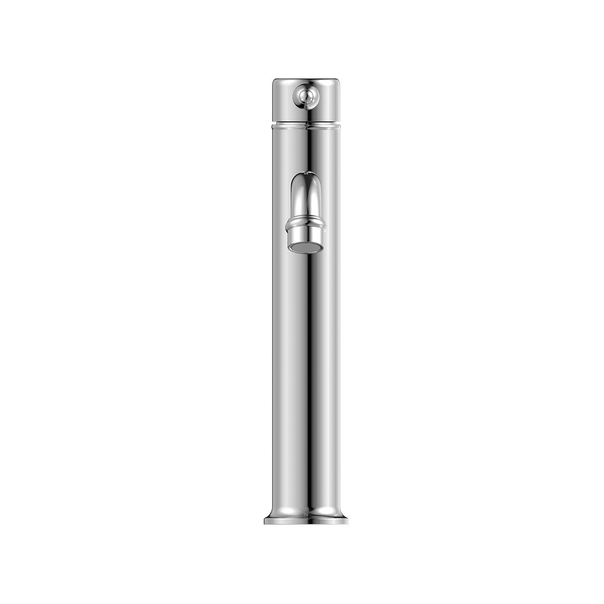 York Straight Tall Basin Mixer With Metal Lever Chrome