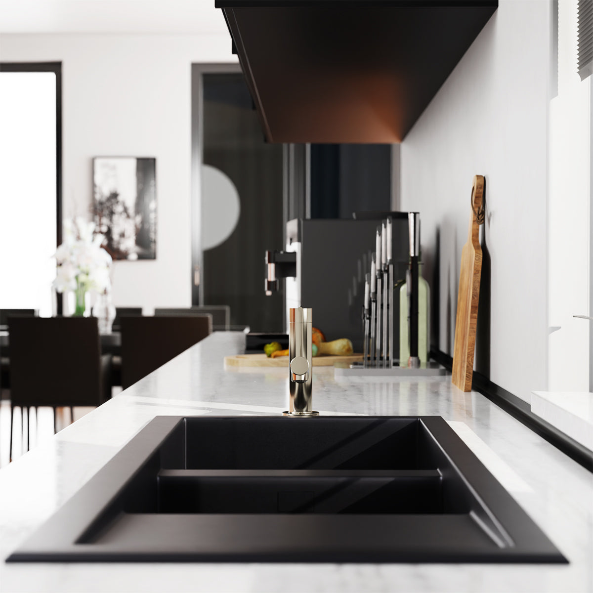 Crue Pull-Out Kitchen Mixer Vibrant Stainless