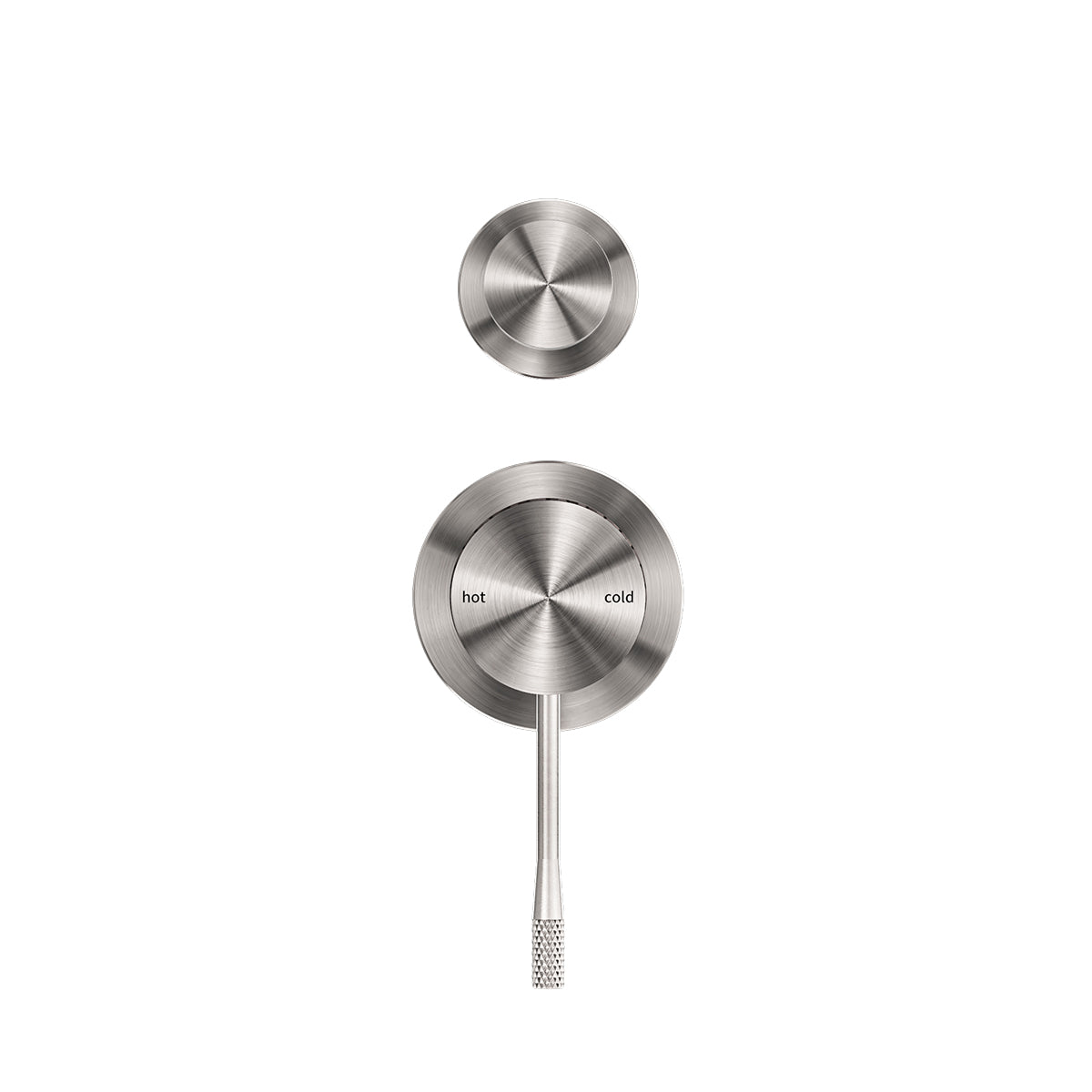 Opal Shower Mixer With Divertor Separate Plate Brushed Nickel