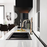 Simplice Pull Down Kitchen Mixer Vibrant Stainless