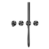 Opal Progressive Shower System Separate Plate With Spout 250mm Graphite