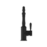 York Kitchen Mixer Hook Spout With Metal Lever Matte Black