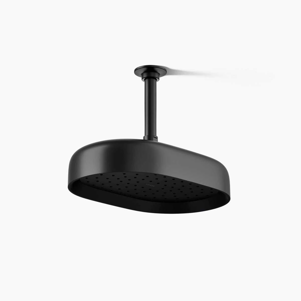 STATEMENT 1F 12" OBLONG RAINHEAD - Matte Black