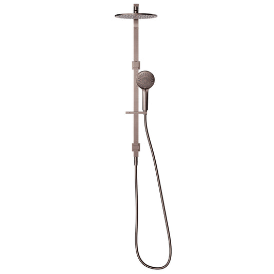 BIANCA TWIN SHOWER BRUSHED BRONZE