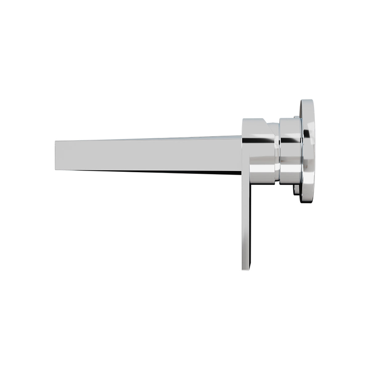 Taut Wall Mount Basin Mixer - Polished Chrome