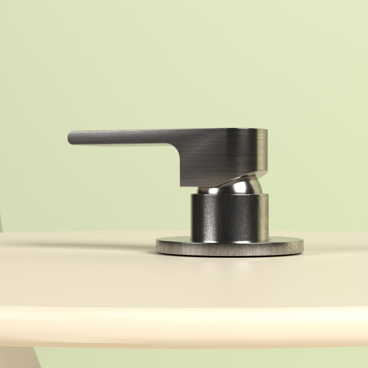 BIANCA SHOWER MIXER 80MM PLATE GUN METAL