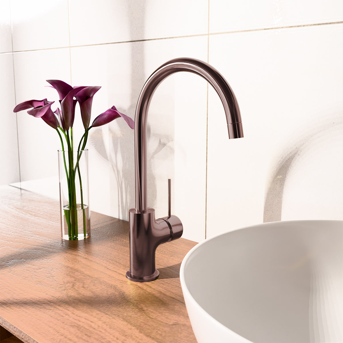 Mecca Kitchen Mixer Brushed Bronze