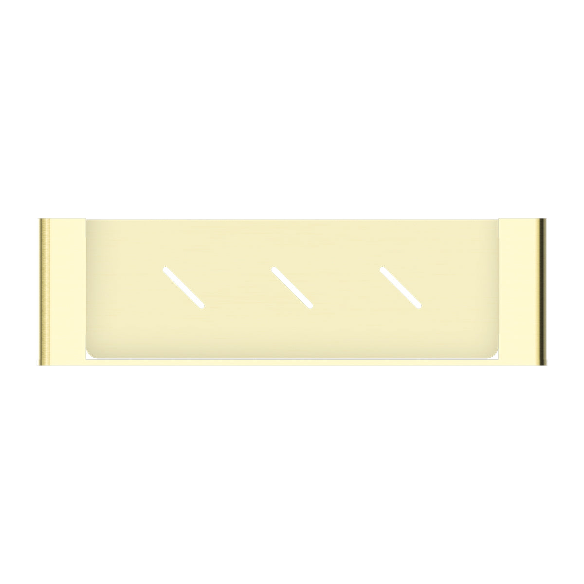 Bianca Metal Shower Shelf Brushed Gold