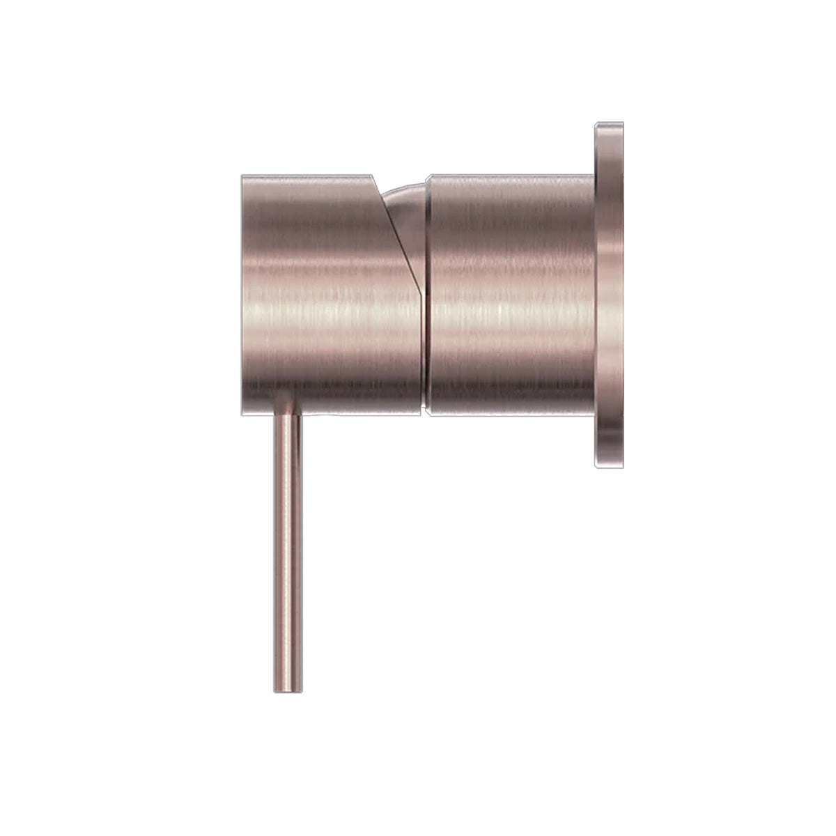 MECCA SHOWER MIXER 60MM PLATE BRUSHED BRONZE