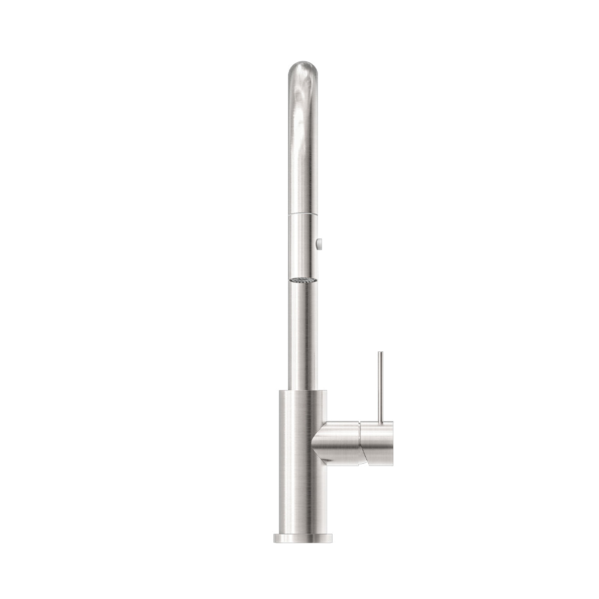 Mecca Pull Out Sink Mixer With Vegie Spray Function Brushed Nickel