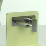 Bianca Wall Basin/Bath Mixer 187mm Gun Metal