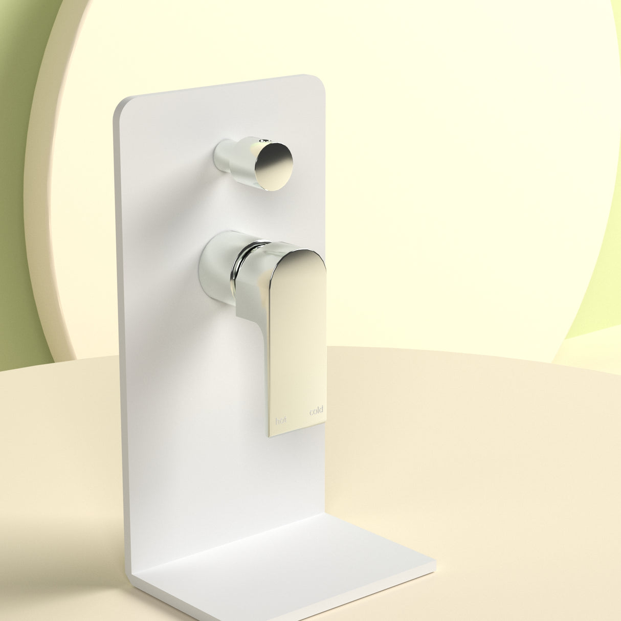 Bianca Shower Mixer With Divertor Separate Plate Chrome