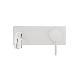 Mecca Wall Basin/Bath Mixer 185mm Brushed Nickel