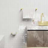 Bianca Toilet Roll Holder Brushed Gold