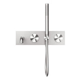 Opal Progressive Shower System With Spout 230mm Brushed Nickel