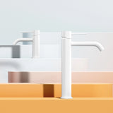 Mecca Tall Basin Mixer Matte White