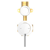 Mecca Shower Mixer With Divertor Separate Back Plate Chrome