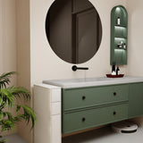 Bianca Fixed Bath Spout Only 240mm Matte Black