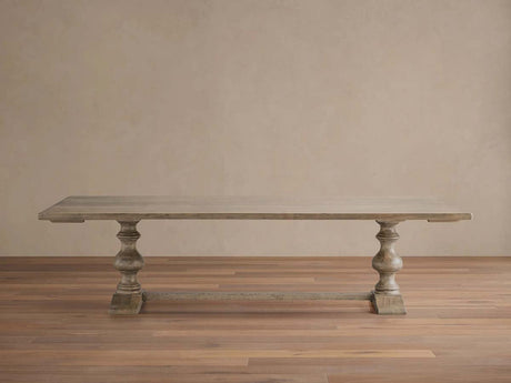 Tuscany Wood Extension Dining Table Oval Poplar Dining Table