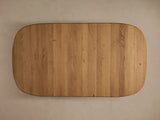 Jolson Wood Extension Dining Table with Honey Finish & Dual 20" Leaves