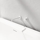 Mecca Basin/Bath Spout Only 250mm Matte White