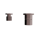 Mecca Shower Mixer With Horizontal 2 Way Divertor Brushed Bronze