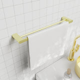 Bianca Double Towel Rail 800mm Brushed Gold