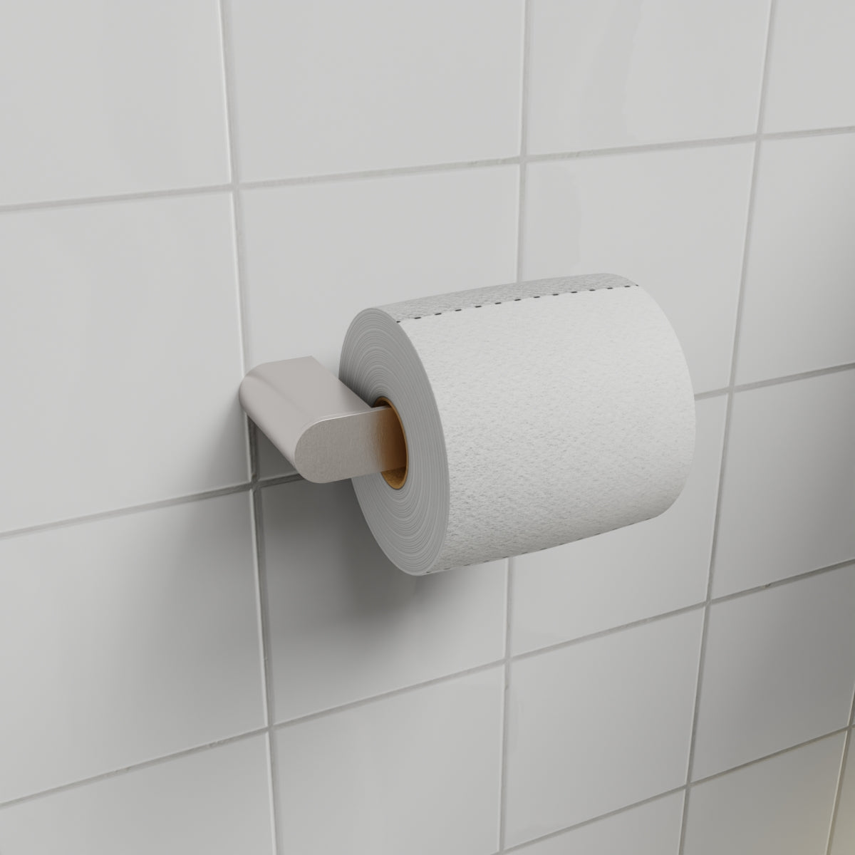 Bianca Toilet Roll Holder Brushed Nickel