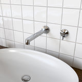 Components Row Basin Spout - Polished Chrome