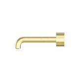 Kara Progressive Wall Basin/Bath Set 260mm Brushed Gold