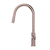 Opal Pull Out Sink Mixer With Vegie Spray Function Brushed Bronze