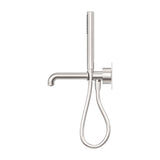Kara Progressive Shower System With Spout 250mm Brushed Nickel