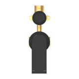 Bianca Shower Mixer With Divertor Separate Back Plate Matte Black