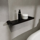 Bianca Metal Shower Shelf Matte Black