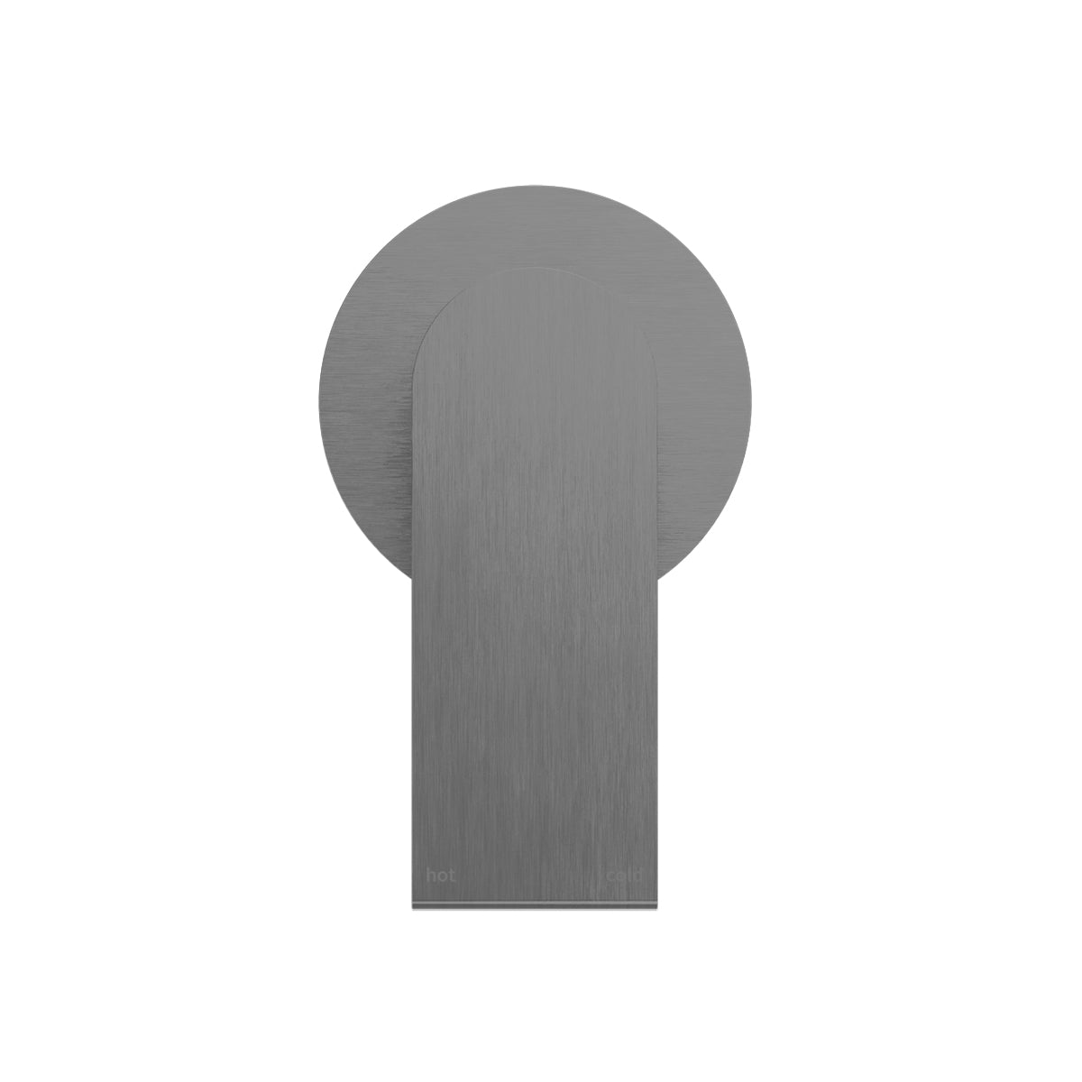 BIANCA SHOWER MIXER 80MM PLATE GUN METAL
