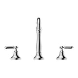 York Basin Set With Metal Lever Chrome