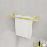Bianca Towel Rack Brushed Gold