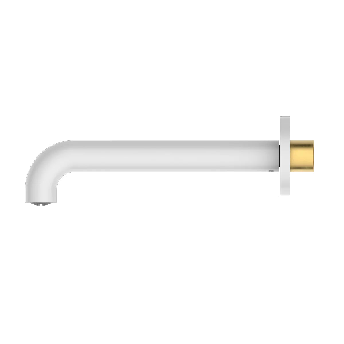 MECCA BASIN/BATH SPOUT INLET 1/2 BSP ONLY 120MM MATTE WHITE