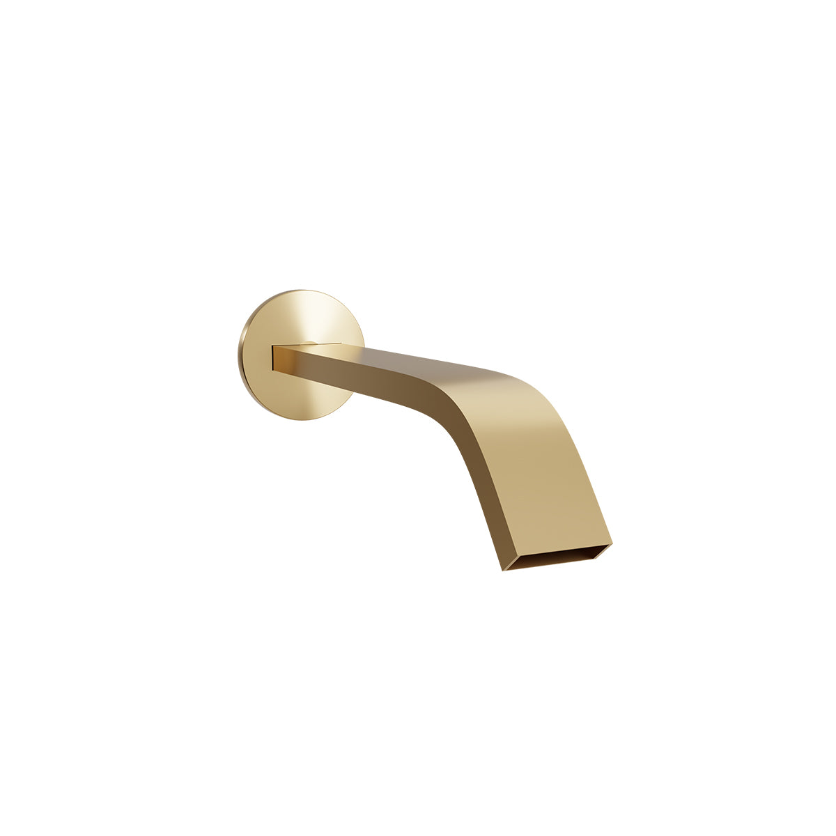 Components Ribbon Basin Spout - Brushed Brass