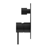 Mecca Shower Mixer With Divertor Matte Black