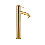 Components Super Tall Single Lever Basin Mixer - Brushed Brass