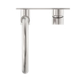 MECCA WALL BASIN/BATH MIXER SWIVEL SPOUT BRUSHED NICKEL