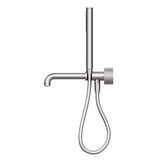 Opal Progressive Shower System Separate Plate With Spout 250mm Brushed Nickel