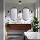 Essential 20"x 40" Capsule Decorative Mirror