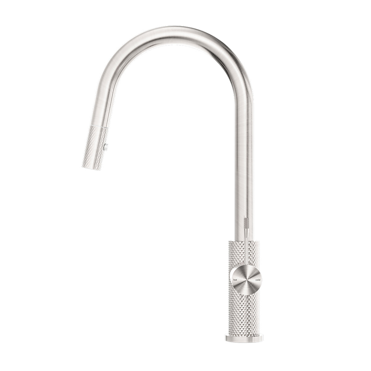 Opal Pull Out Sink Mixer With Vegie Spray Function Brushed Nickel
