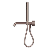 Opal Progressive Shower System Separate Plate With Spout 250mm Brushed Bronze