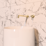 Mecca Basin/Bath Spout Only 250MM Brushed Gold