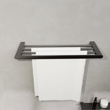 Bianca Towel Rack Gun Metal