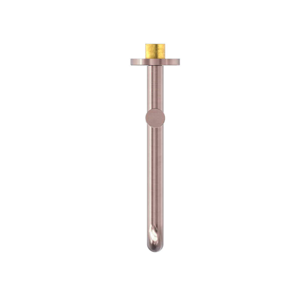 MECCA WALL MOUNTED SWIVEL BATH SPOUT ONLY 225MM BRUSHED BRONZE