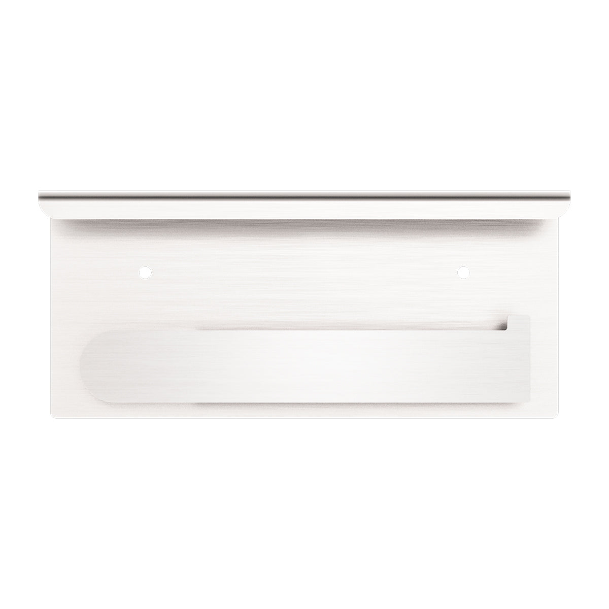 Bianca Toilet Roll Holder With Phone Holder Brushed Nickel